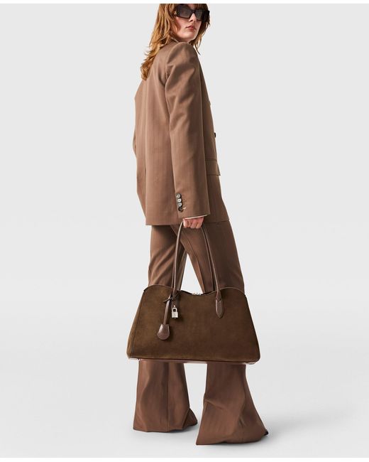 Stella McCartney Brown Mid-Rise Bootcut Trousers