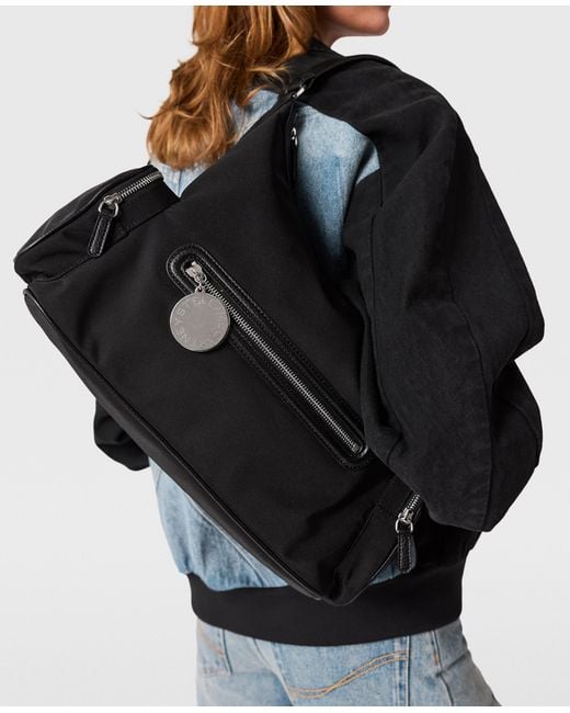 Stella McCartney Black Dartmoor Econyl Shoulder Bag