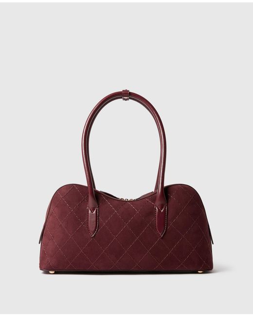 Stella McCartney Purple Ryder Quilted Shoulder Bag