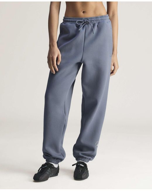 Stella McCartney Blue Logo Straight-Leg Joggers