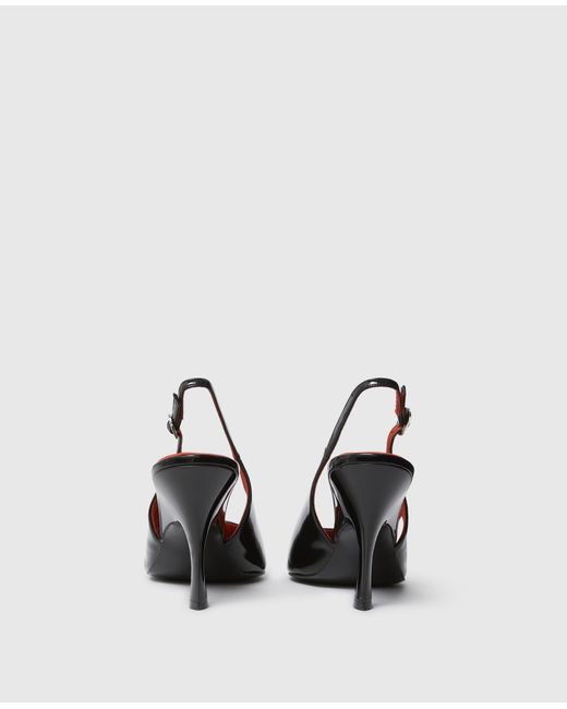 Stella McCartney White Elsa Pointed Toe Slingbacks