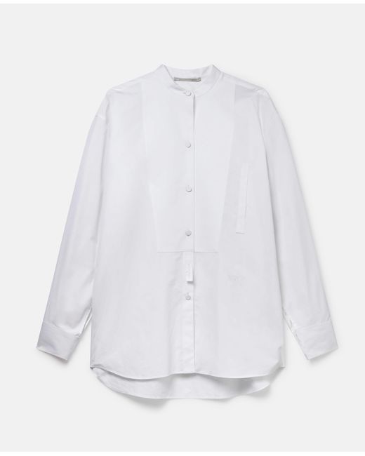 Stella McCartney White Plastron Cotton Shirt