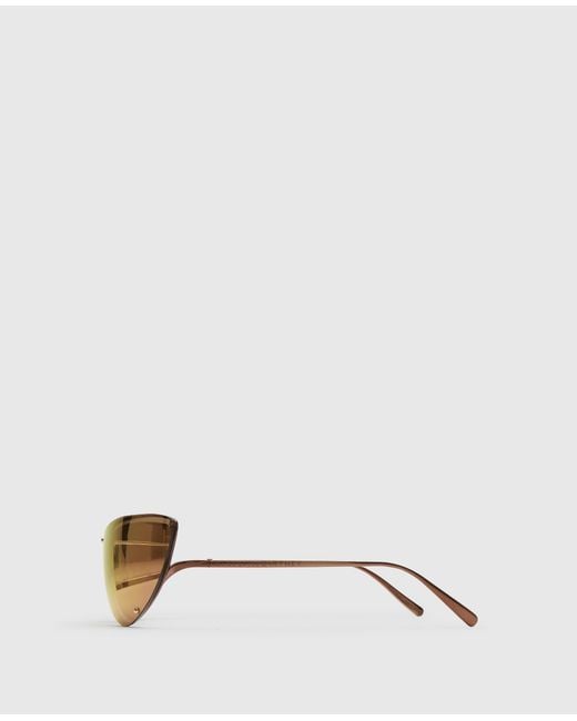 Stella McCartney Natural Translucent Cat-eye Sunglasses