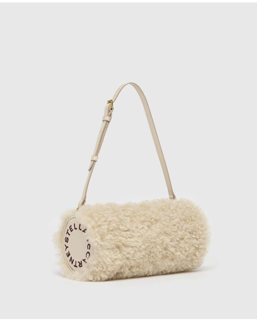 Stella McCartney Natural Logo Pochette Shoulder Bag