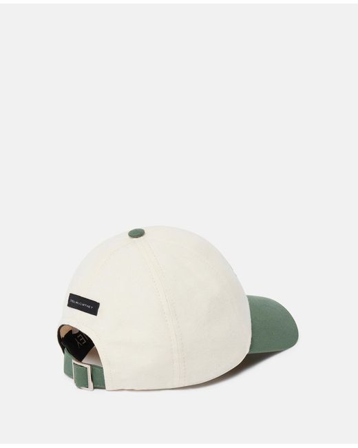 Stella McCartney White Sos Embroidered Baseball Cap