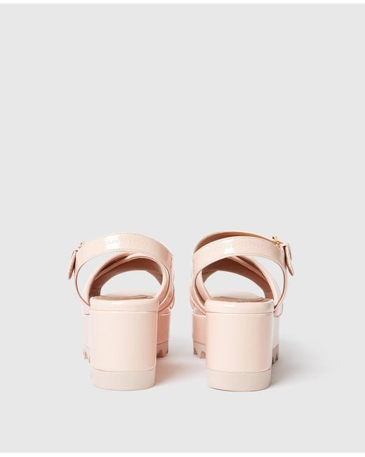 Stella McCartney Natural Elyse Criss-Cross Sandals