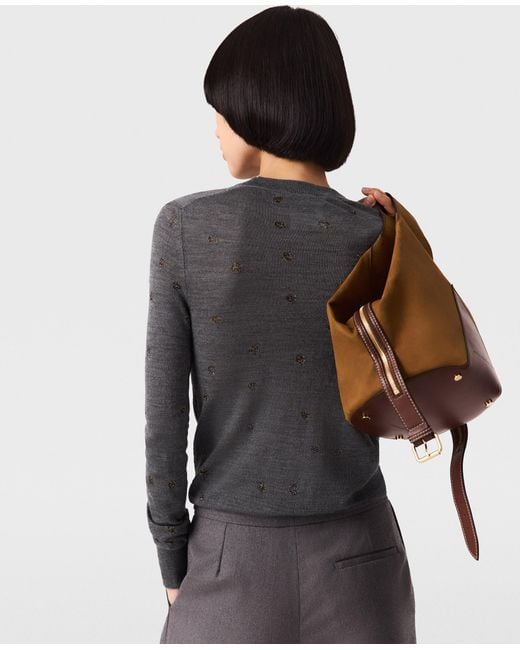 Stella McCartney Blue Polka Dot Knit Jumper