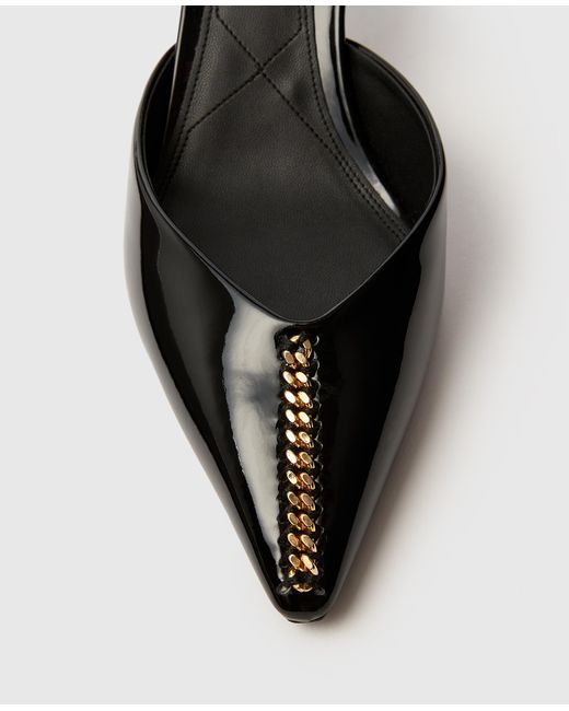 Stella McCartney Black Elsa Patent Slingbacks