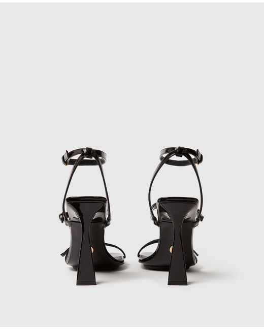 Stella McCartney White Elsa Patent Heeled Sandals