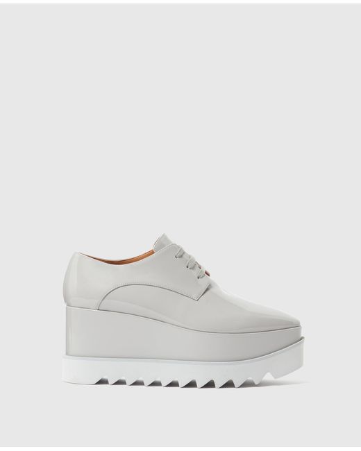 Stella McCartney White Limited-edition Elyse Monochrome Platforms