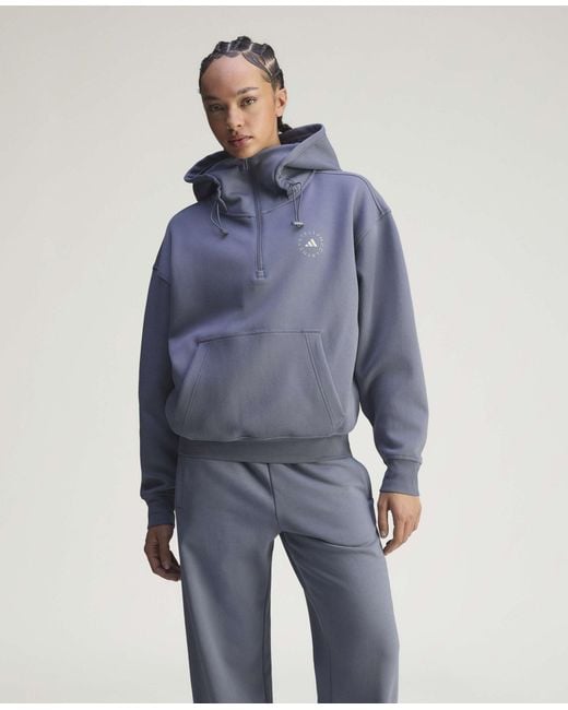 Stella McCartney Blue Truecasuals Half-zip Hoodie