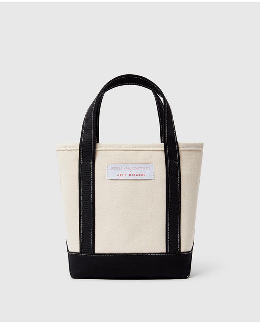 Stella McCartney Black Jeff Koons Doggy Style Crossbody Tote Bag