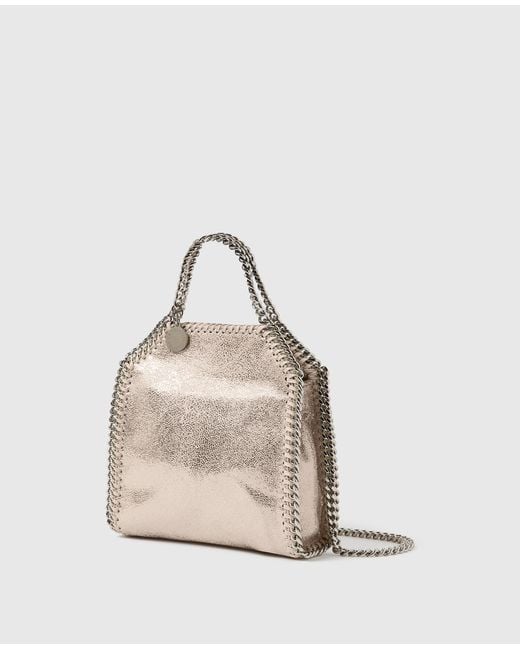 Stella McCartney Natural Falabella Tiny Shoulder Bag