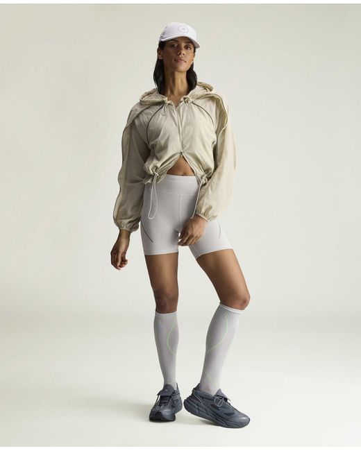 Stella McCartney Natural Truepace Hooded Running Jacket