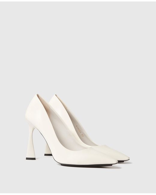 Stella McCartney White Elsa Patent Pumps