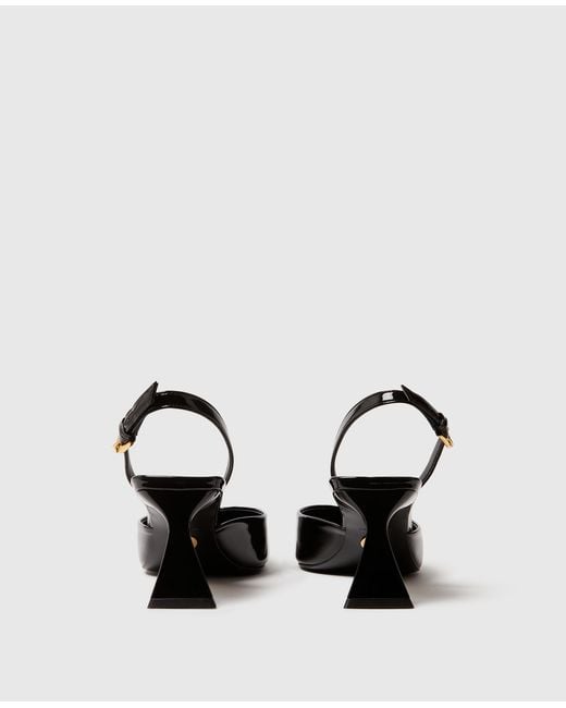 Stella McCartney Black Elsa Patent Slingbacks