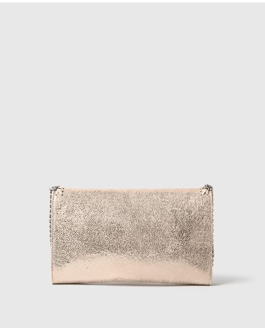 Stella McCartney Natural Falabella Wallet Crossbody Bag