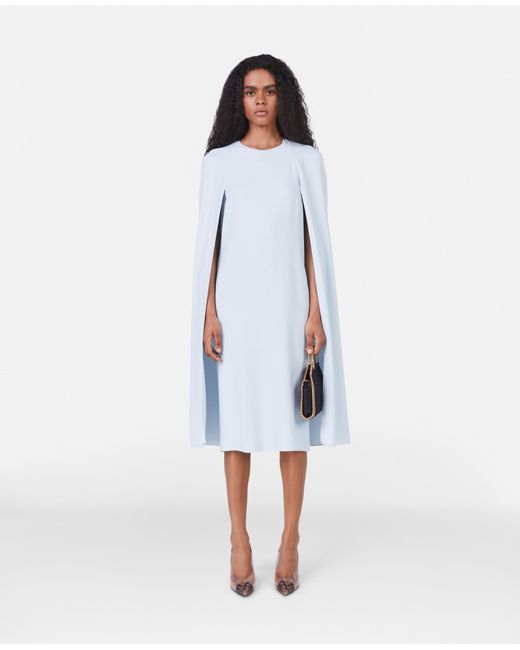 Stella McCartney Blue Cape Dress