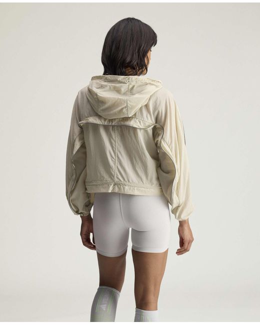Stella McCartney Natural Truepace Hooded Running Jacket