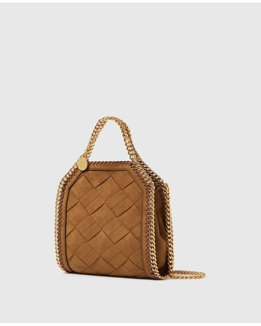 Stella McCartney Brown Falabella Tiny Tote Bag