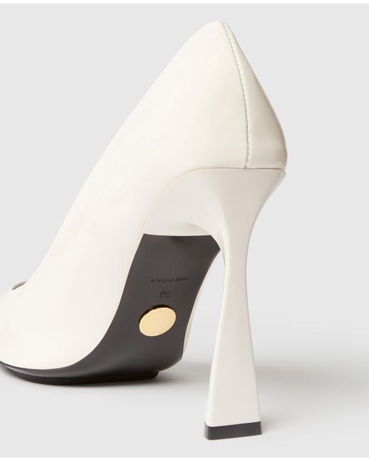 Stella McCartney White Elsa Patent Pumps