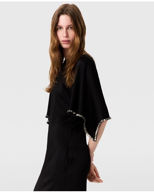 Stella McCartney Black Embellished Handkerchief Dress