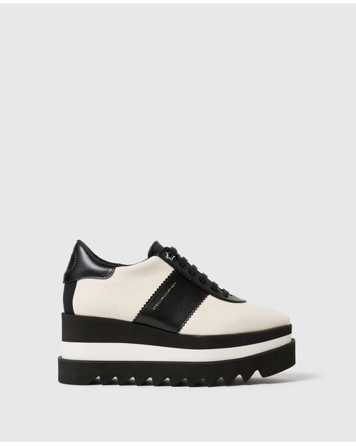 Stella McCartney Black Sneak-elyse Platform Sneakers