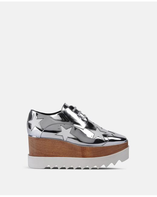 Stella McCartney White Elyse Platform Shoes