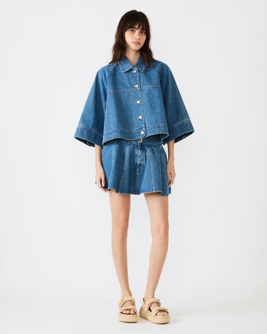 Steve Madden Blue Rhode Jacket Denim