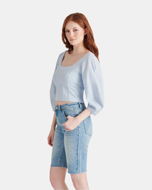 Steve Madden Blue Shay Top
