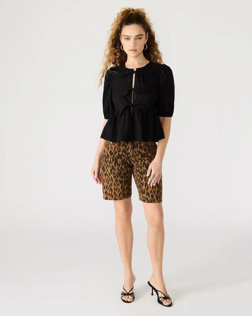 Steve Madden Black Paula Top