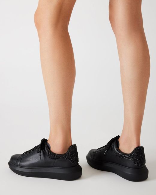SALE【STEVE MADDEN】GASP-R スタッズ スニーカー GASP Silver Multi Rhinestones Low-Top Lace-Up Sneaker