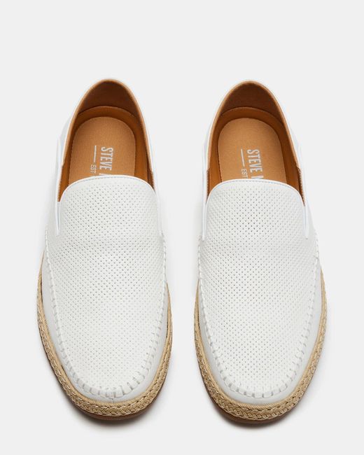 Steve Madden White Caydenn for men