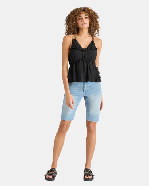 Steve Madden Blue Mina Top