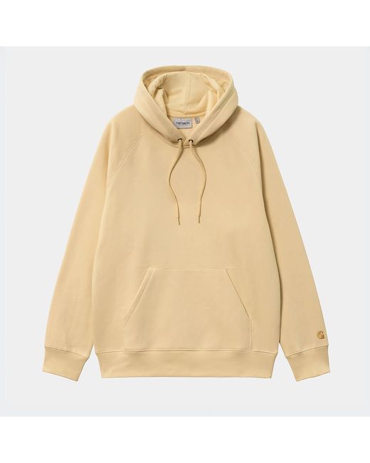 Carhartt Carhartt Wip Hooded Chase Sweatshirt in Natural für Herren