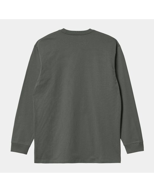 Carhartt Carhartt Wip L/S Chase T-Shirt in Gray für Herren