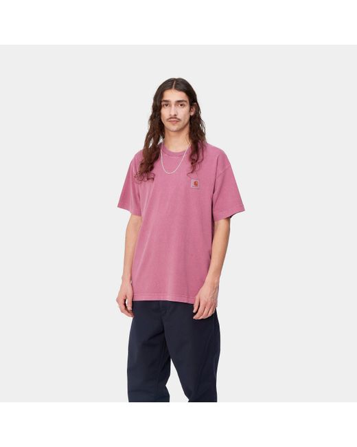 Carhartt Carhartt Wip / Nelson T-Shirt in Pink für Herren