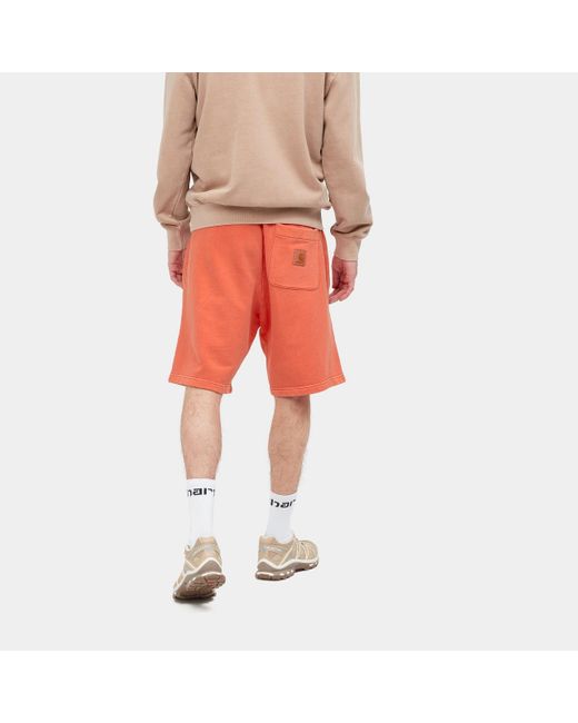 Carhartt Carhartt Wip Nelson Sweat Short in Red für Herren