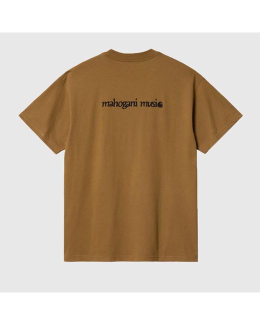 Carhartt Carhartt Wip Mahogani Music T-Shirt in Brown für Herren