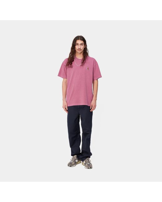 Carhartt Carhartt Wip / Nelson T-Shirt in Pink für Herren