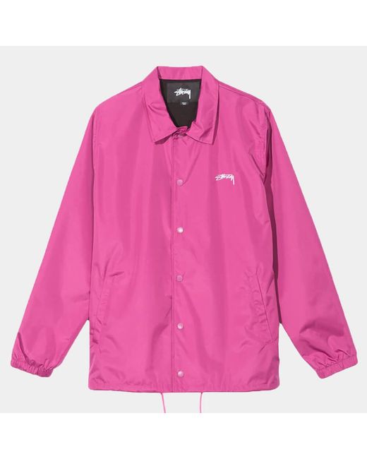 Stussy Cruize Coach Jacket in Pink für Herren