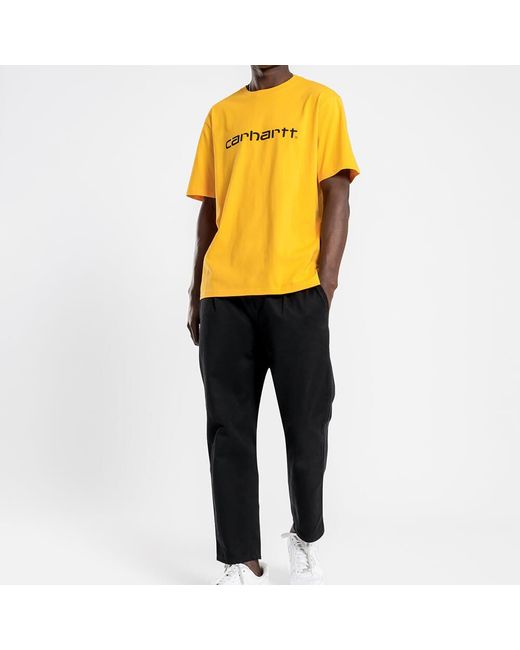 Carhartt Carhartt Wip S/S Script T-Shirt in Yellow für Herren