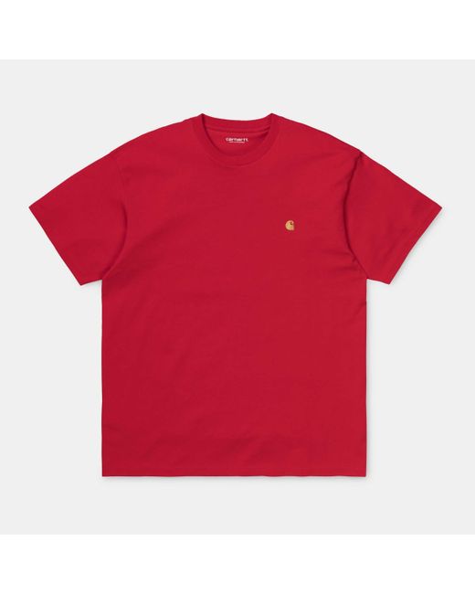 Carhartt Carhartt Wip S/S Chase T-Shirt in Red für Herren