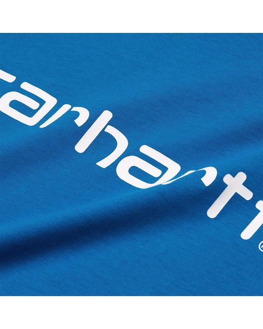 Carhartt Carhartt Wip S/S Script T-Shirt in Blue für Herren