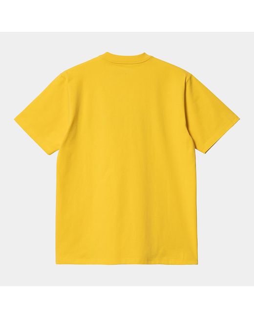 Carhartt Carhartt Wip / University Script T-Shirt in Yellow für Herren