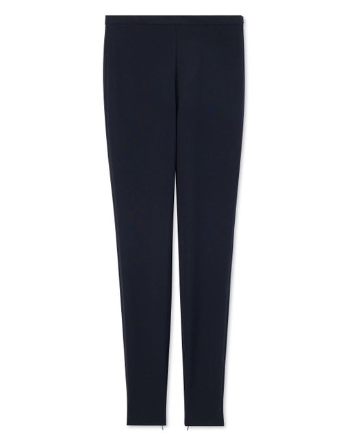 St. John Blue Stretch Suiting Pant