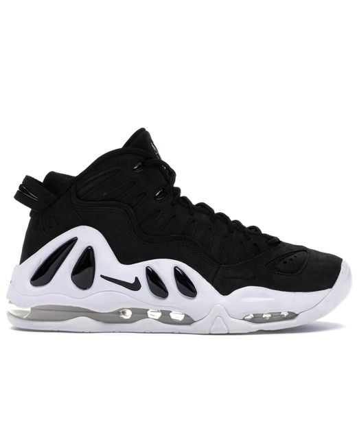 nike air uptempo 97 black and white