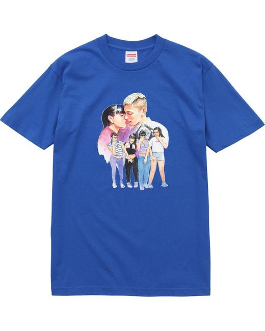 supreme kiss t shirt