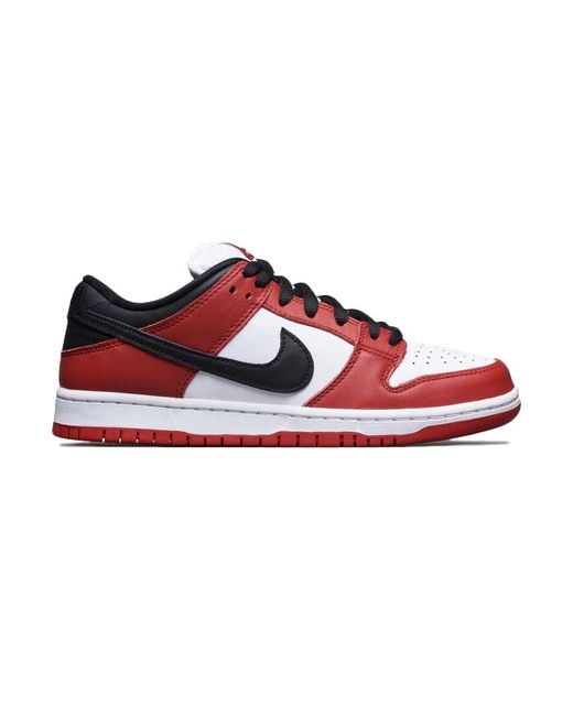 red and white nike sb dunks low