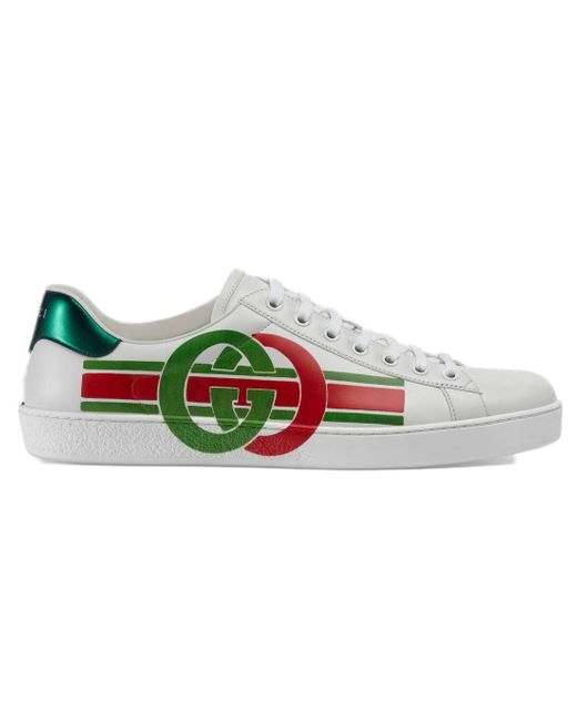 gucci sneakers red and green